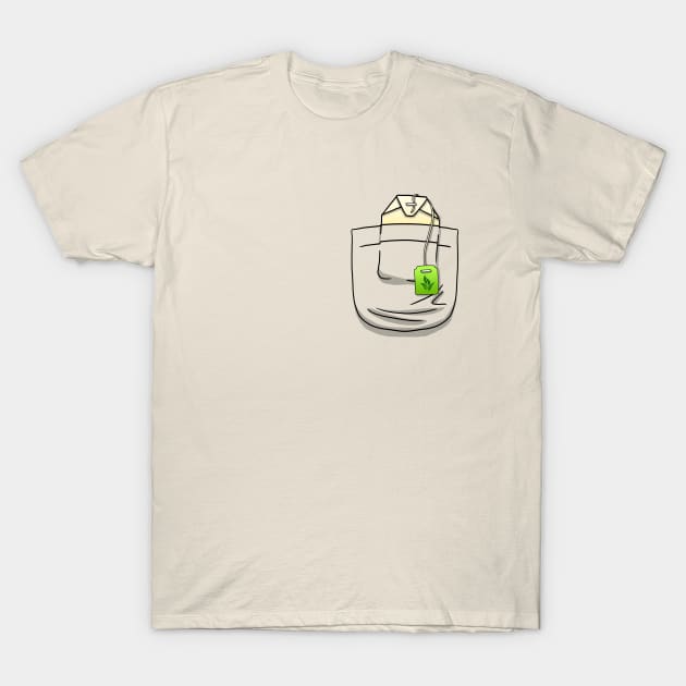 Pocket Tea T-Shirt by CCDesign